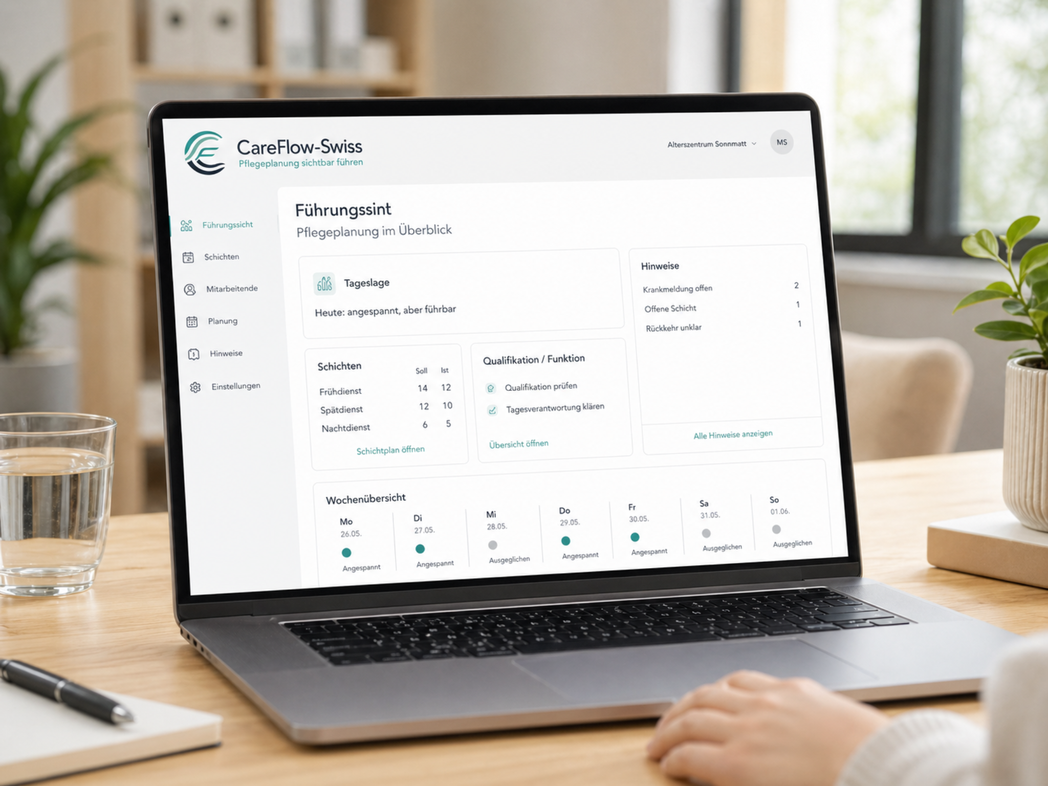 Konzeptioneller Ausblick auf eine CareFlow-Führungssicht