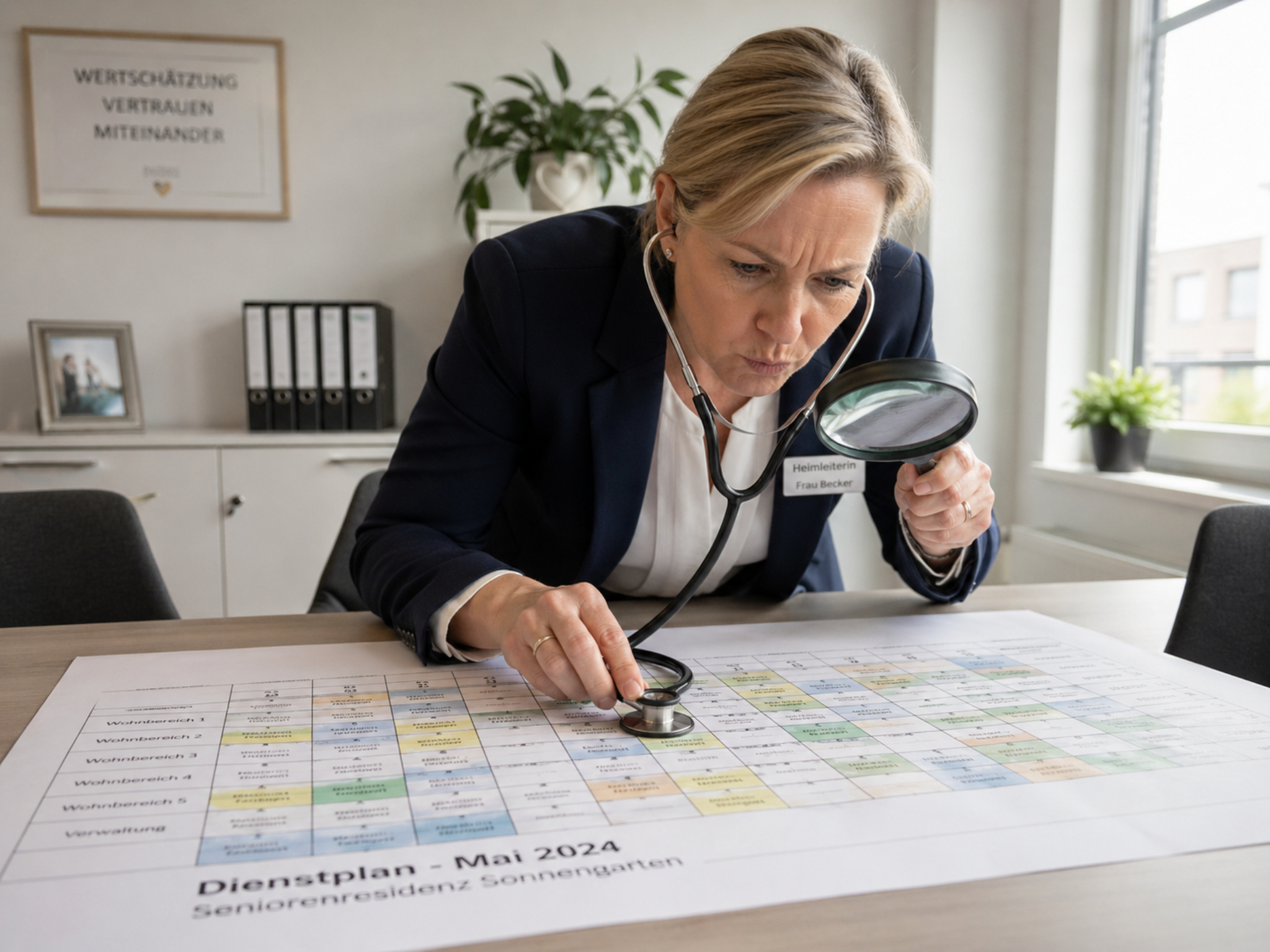 Dienstplan genauer betrachten